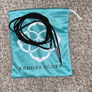 Kendra Scott Pierce Sueda Lariat Necklace
